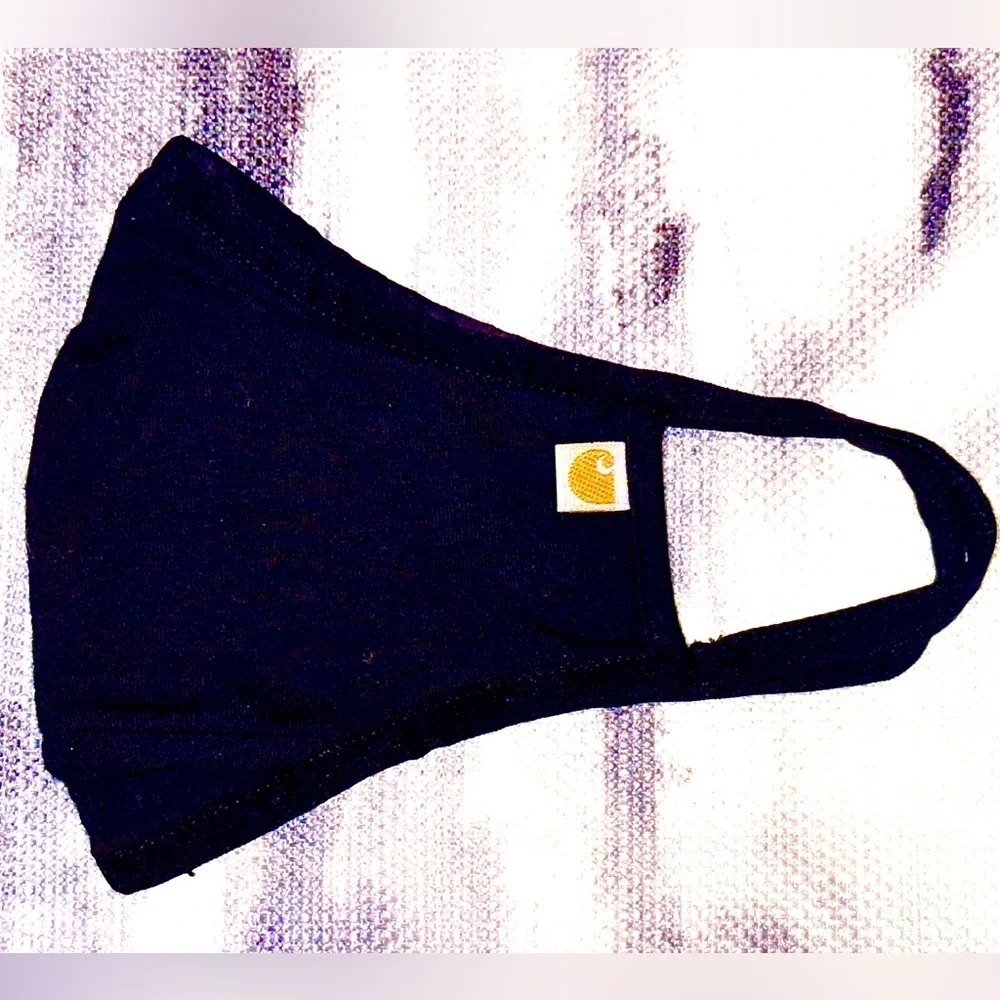 Carhartt Cotton Blend Face Mask! Black Unisex- OSFA -